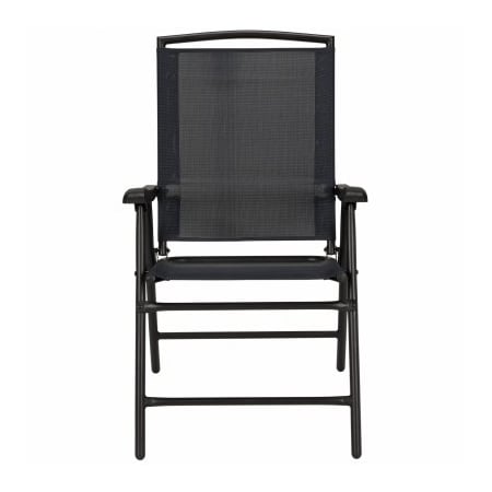 Woodard Cm FS Navy STL FLD Chair RXTV-1921-FC-N